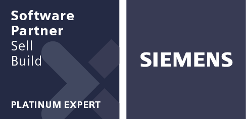Siemens Software Partner — Sell & Build — Platinum Expert badge awarded to Electro Source Inc.